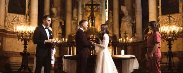 A&A vestuvės Vilniuje – nuo Šv. Jonų bažnyčios iki „Grey“ restorano šventės.